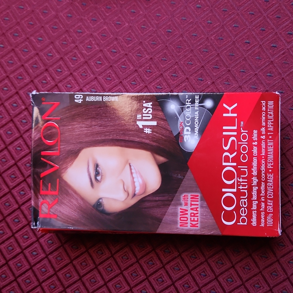 REVLON | COLORSILK HAIR DYE | auburn brown